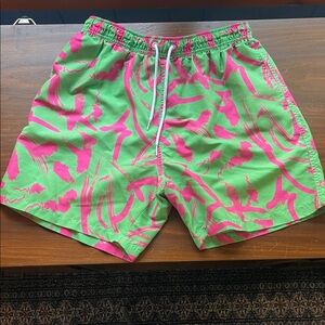 Boardies Lime Green and Pink Men's Swim Shorts